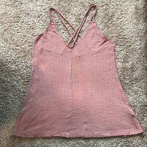 Pink waffle urban outfitters tank